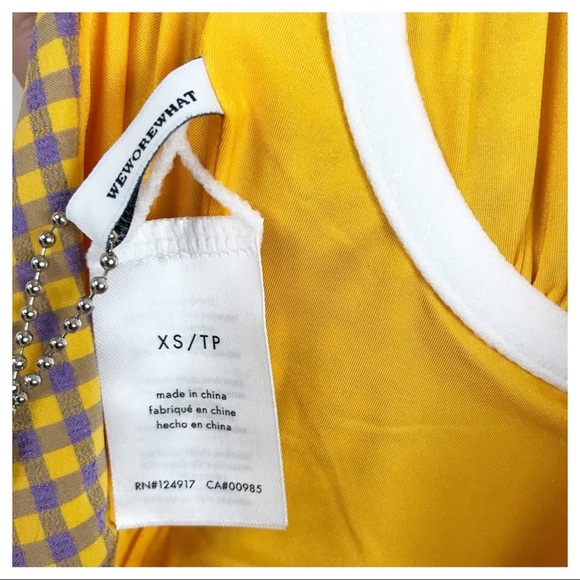 NWT WeWoreWhat Danielle 3.0 One Piece Swimsuit in Tangerine Size XS - Picture 12 of 13